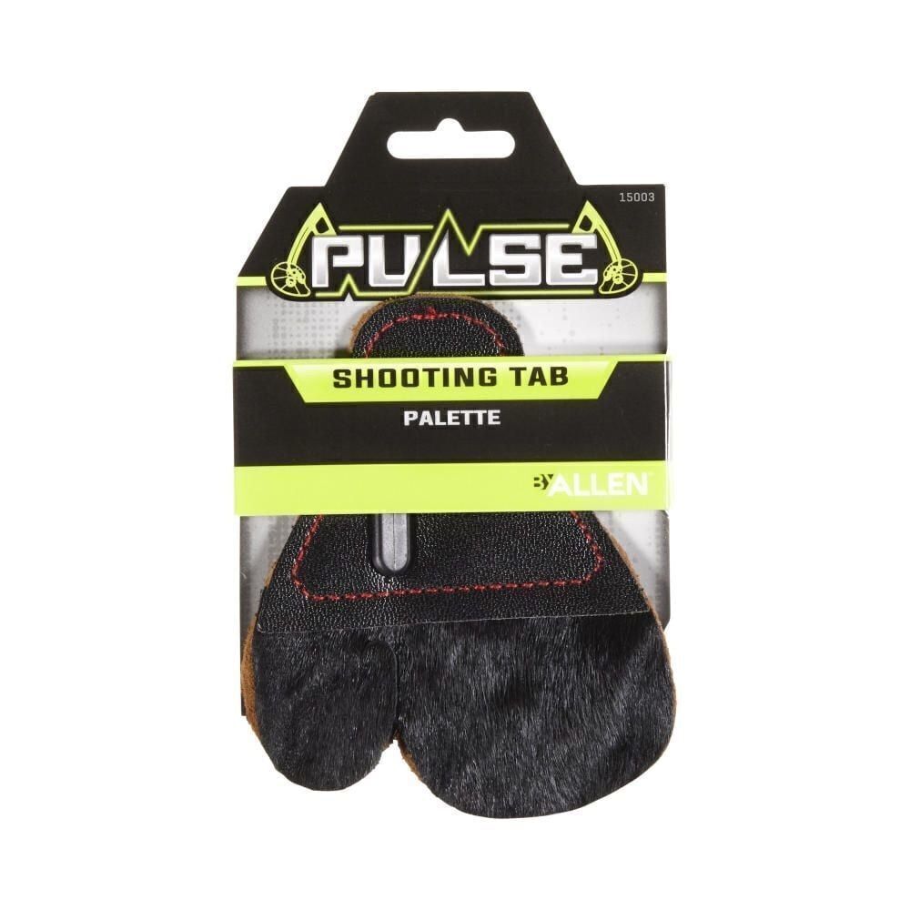 Pulse Premium No Pinch Archery Finger Tab By Allen, Black • New in Package